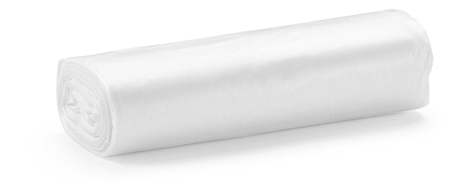 20-30 Gallon 9 Mic Clear Trash Bag