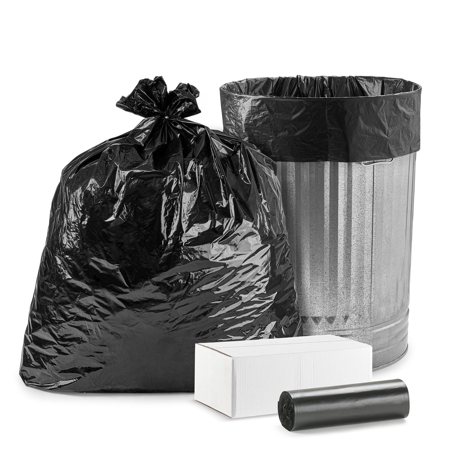 20-30 Gallon 1.6 Mil Black Trash Bag