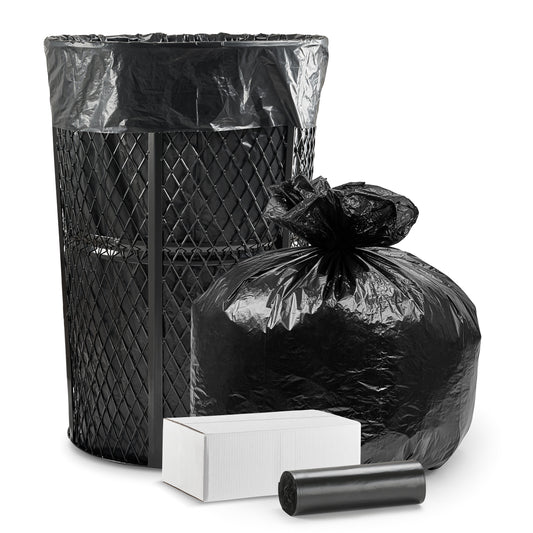 40-45 Gallon 1.5 Mil Black Trash Bag