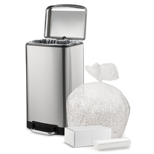 20-30 Gallon 9 Mic Clear Trash Bag