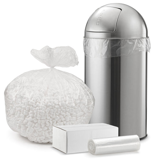 20-30 Gallon 9 Mic Clear Trash Bag