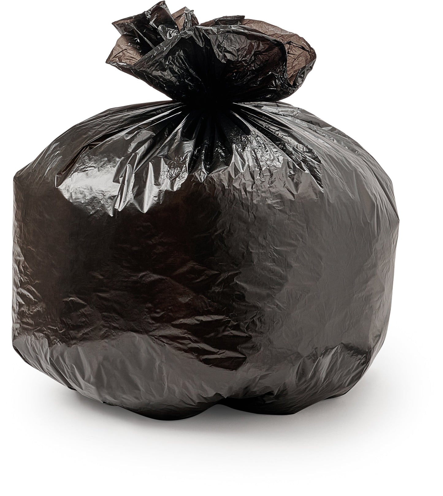10-12 Gallon 8Mic Black Trash Bag