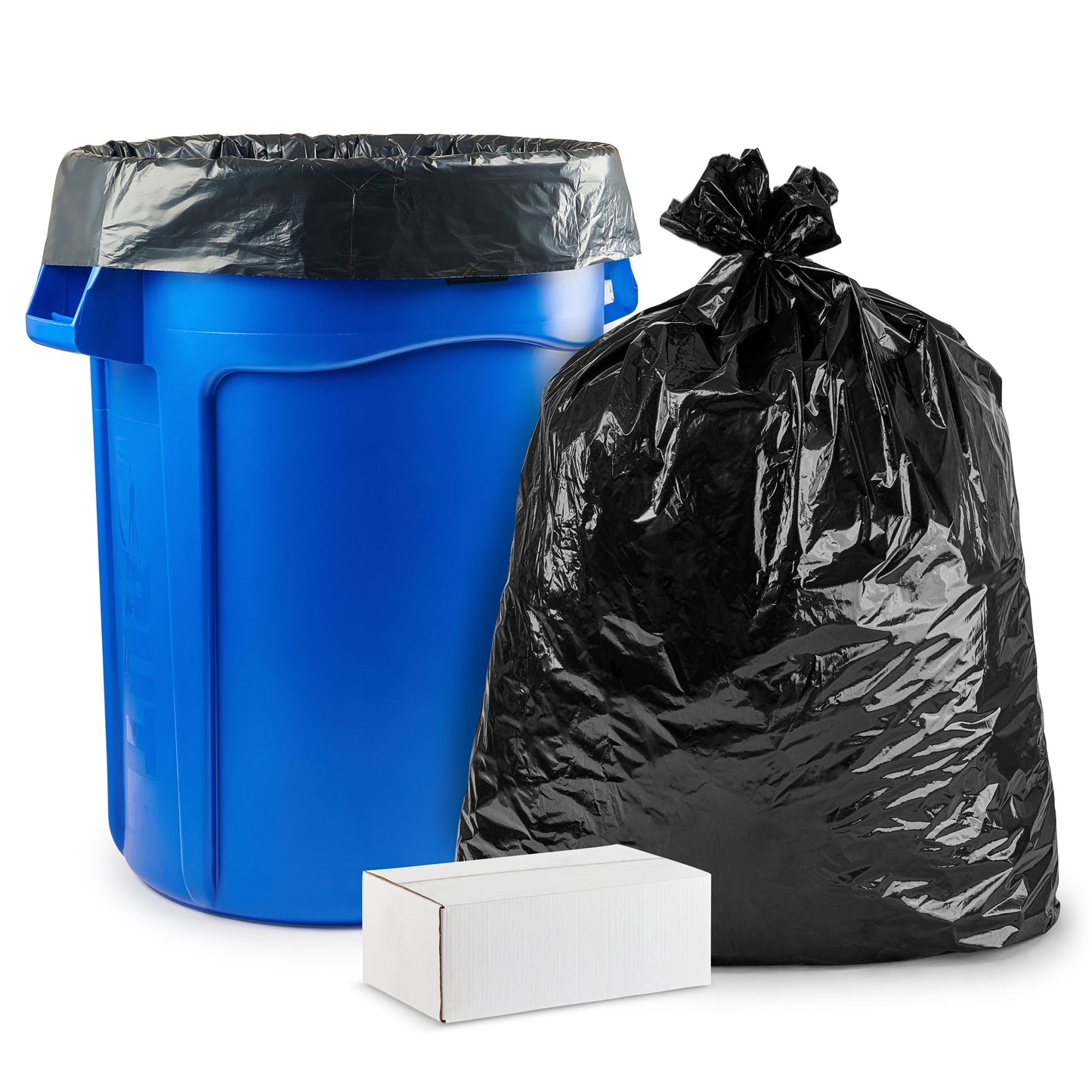32-33 Gallon 1.5 Mil Black Trash Bag