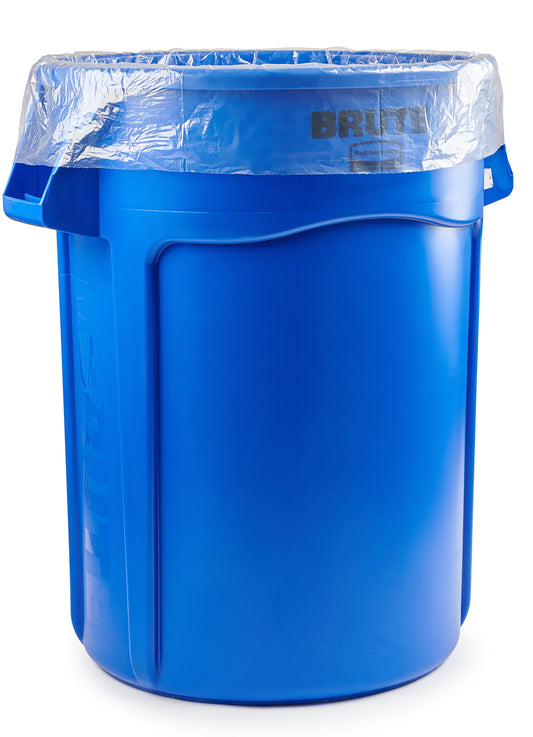 12-16 Gallon 1 Mil Clear Trash Bag