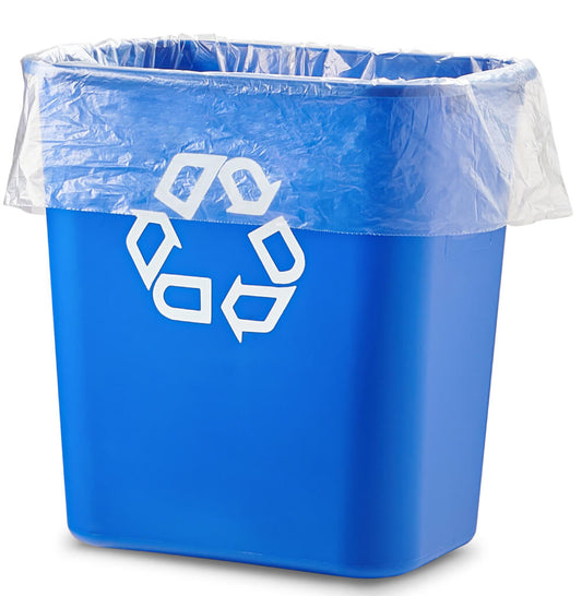 7 Gallon 6 Mic Clear Trash Bag