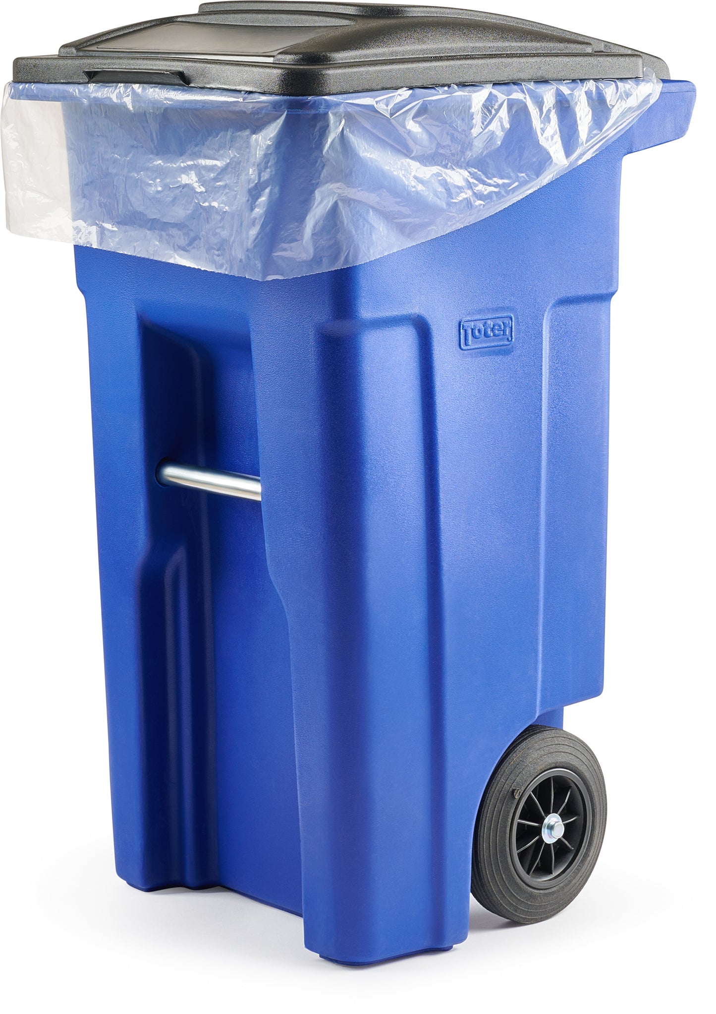 45 Gallon 16 Mic Clear Trash Bags