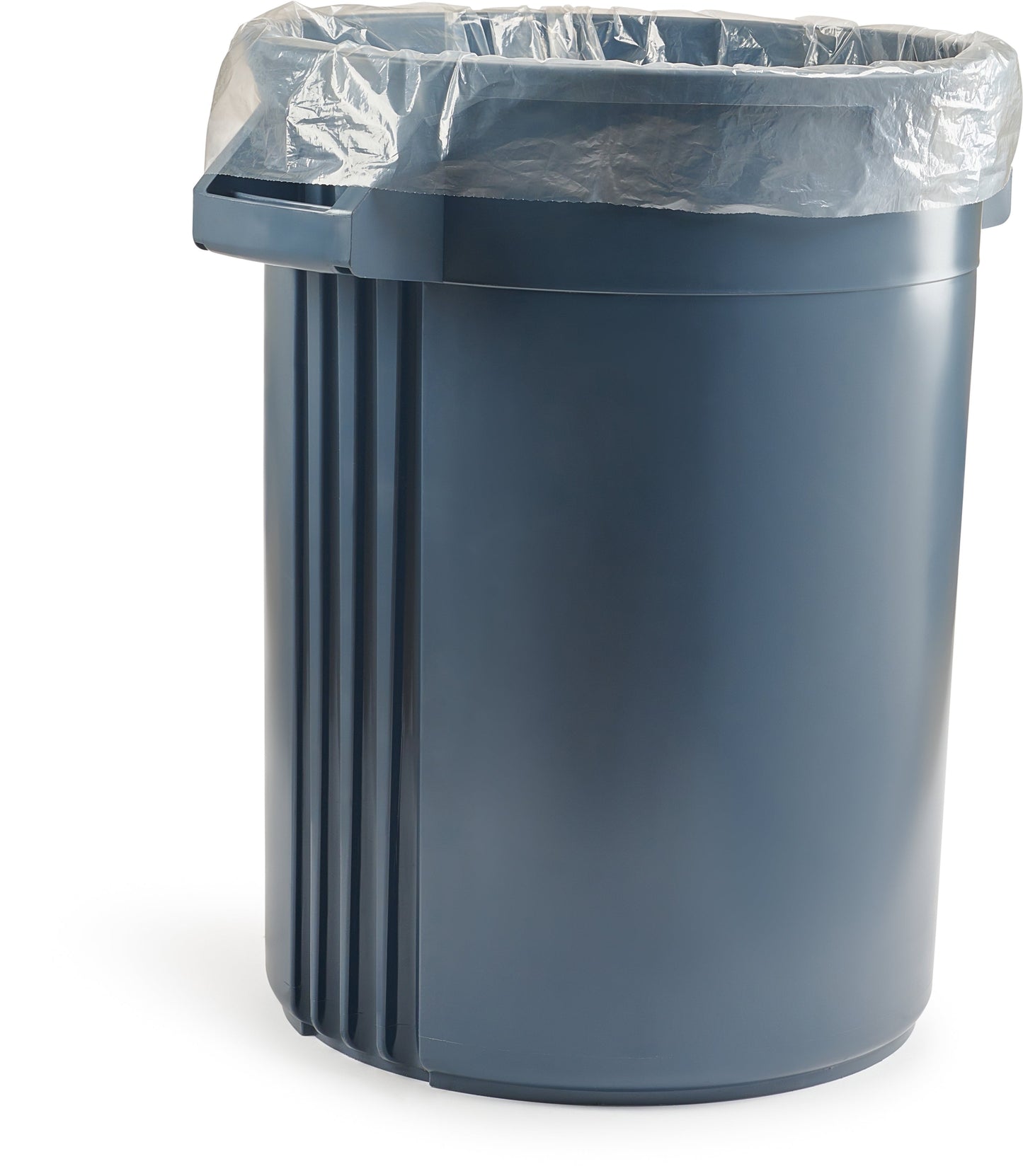 50-55 Gallon 1.9 Mil Clear Trash Bag