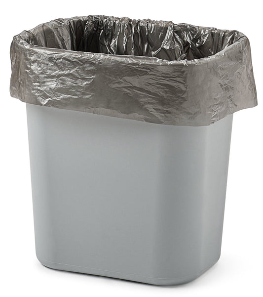 7-10 Gallon 6 Mic Black Trash Bag